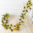 Artificial ivy Fake Sunflowers Vines Decoration 