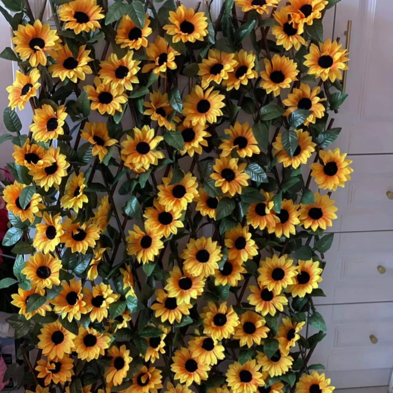 Yellow Sunflower Vine Hanging Artificial Flowers 