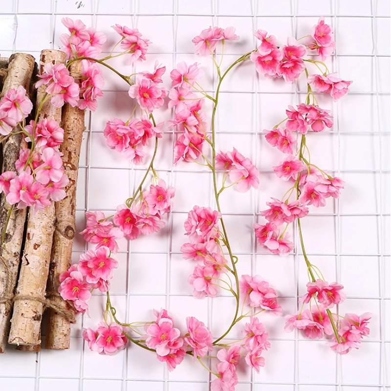 Artificial Cherry Blossom Flower Vines for Outdoors 
