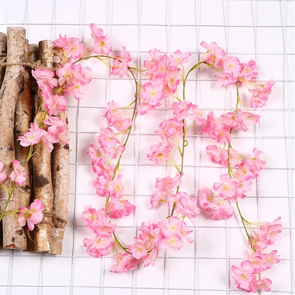 Artificial Cherry Blossom Flower Vines for Outdoors 