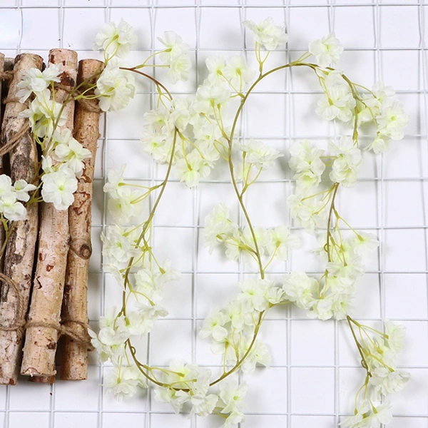 Artificial Cherry Blossom Flower Vines for Outdoors 