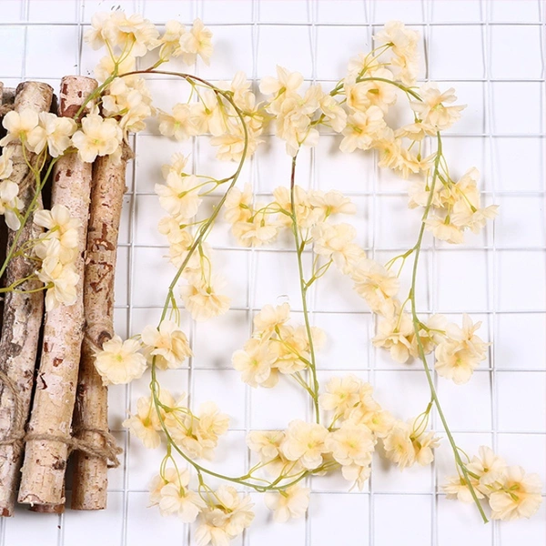 Artificial Cherry Blossom Flower Vines for Outdoors 