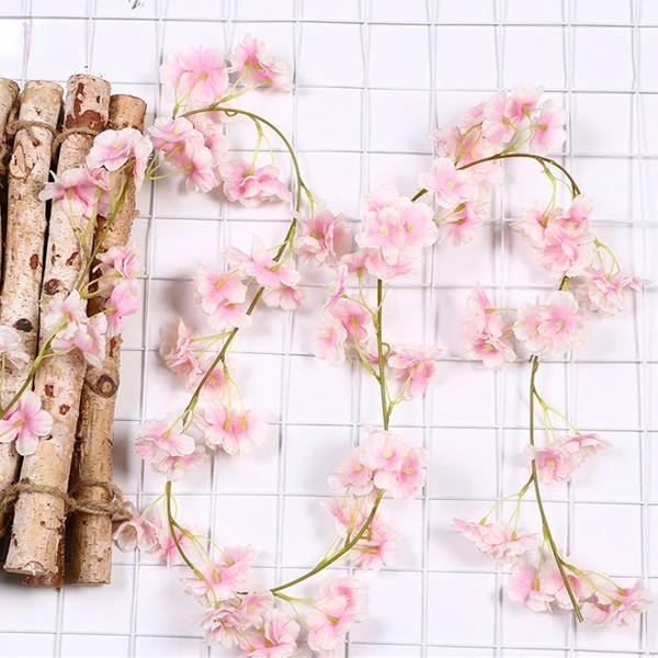 Artificial Cherry Blossom Flower Vines for Outdoors 