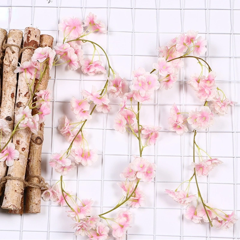 Artificial Cherry Blossom Flower Vines for Outdoors 
