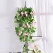 Artificial Faux Hanging Plants Flowers for Outdoor Outside Decoration