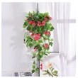 Artificial Faux Hanging Plants Flowers for Outdoor Outside Decoration