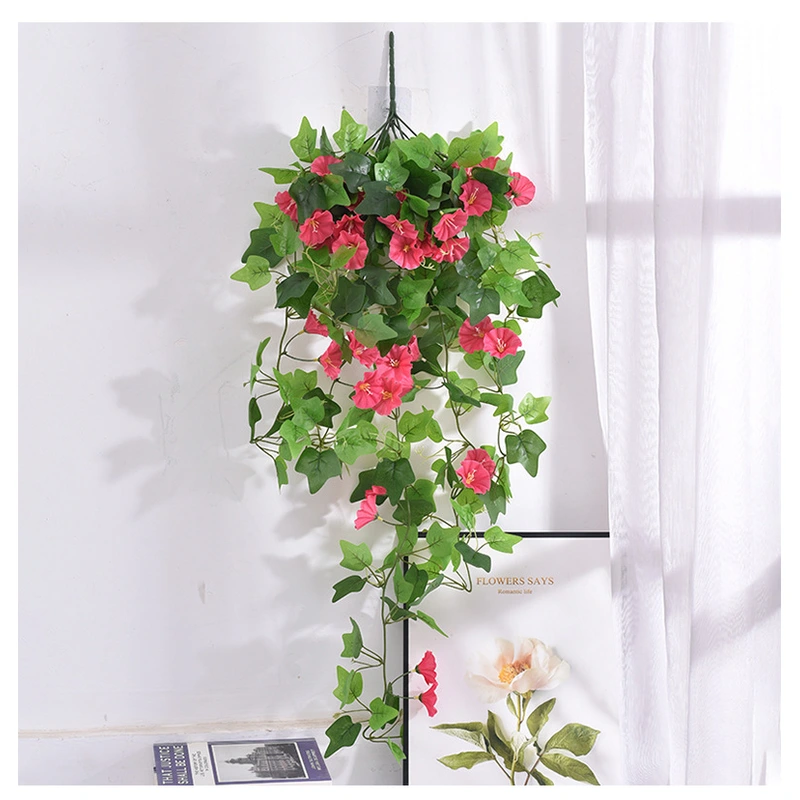 Artificial Faux Hanging Plants Flowers for Outdoor Outside Decoration