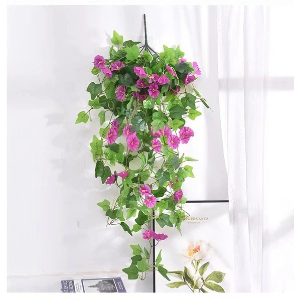 Artificial Faux Hanging Plants Flowers for Outdoor Outside Decoration