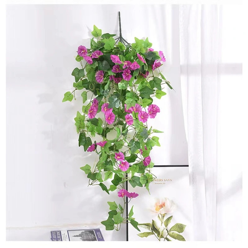 Artificial Faux Hanging Plants Flowers for Outdoor Outside Decoration