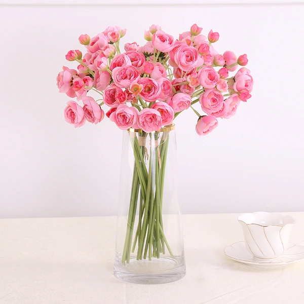 Artificial camellias flower for wedding home decoration