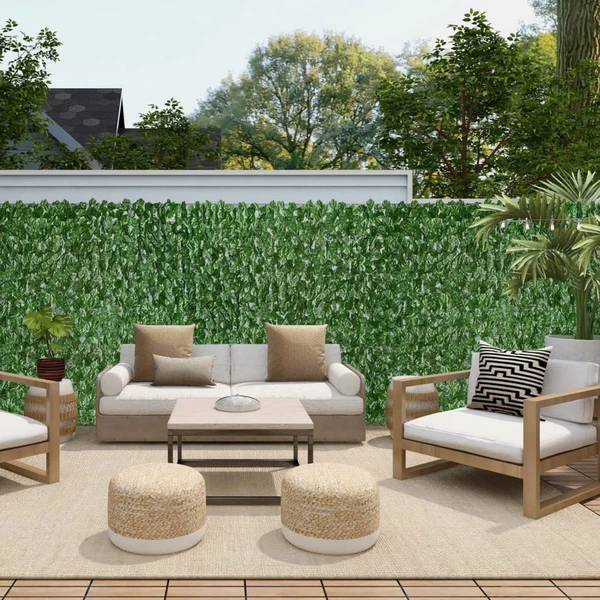 Artificial fence for outdoor decoration