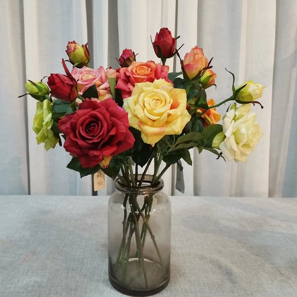 artificial rose flower for decoration