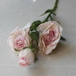 High simulated dried rose flower