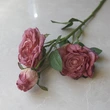 High simulated dried rose flower