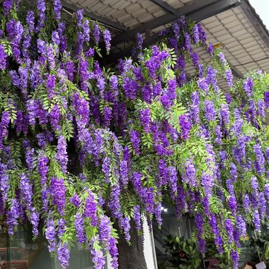 New artificial wisteria flower for wedding arch event garden backdrop decoration CBDZT