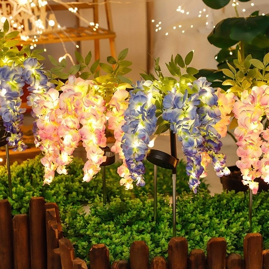 Fake wisteria flowers for floor vases wedding arch ceremony window garden backdrop decoration CBDABL