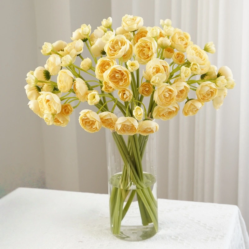 Artificial camellias flower for wedding home decoration