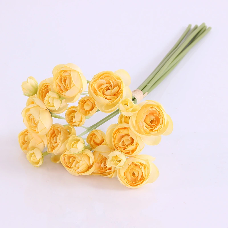 Artificial camellias flower for wedding home decoration