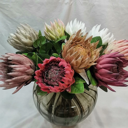 High quality simulation hand feel protea cynaroides flowers CBDWH