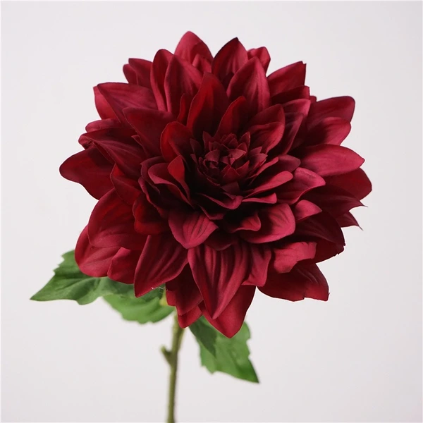 High quality hand feel moisturizing dahlia real touch artificial flowers wedding decoration bridal bouquet home room ornaments party floral 