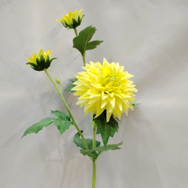 High quality hand feel moisturizing 3 heads dahlia for decoration 