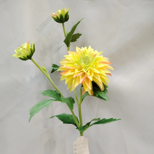 High quality hand feel moisturizing 3 heads dahlia for decoration 