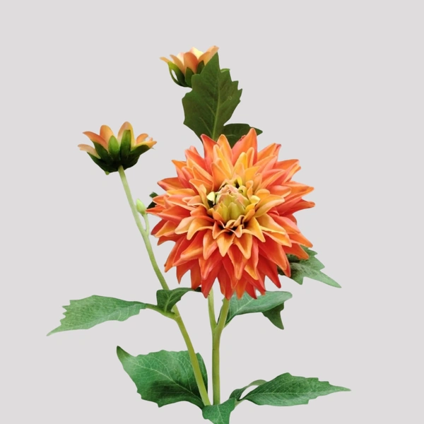 High quality hand feel moisturizing 3 heads dahlia for decoration 