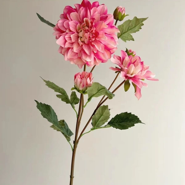 High quality Artificial moisturizing 5 heads dahlia flower for event party wedding home decoration