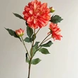 High quality Artificial moisturizing 5 heads dahlia flower for event party wedding home decoration