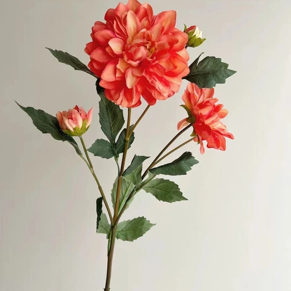 High quality Artificial moisturizing 5 heads dahlia flower for event party wedding home decoration