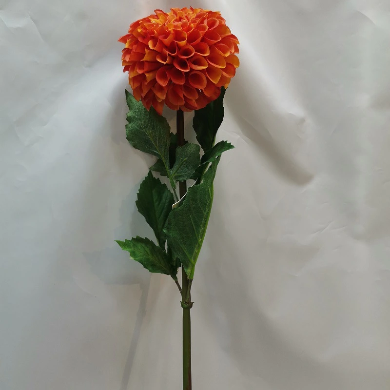 High quality moisturizing hand feel round head artificial dahlia flower for event party home wedding decoration