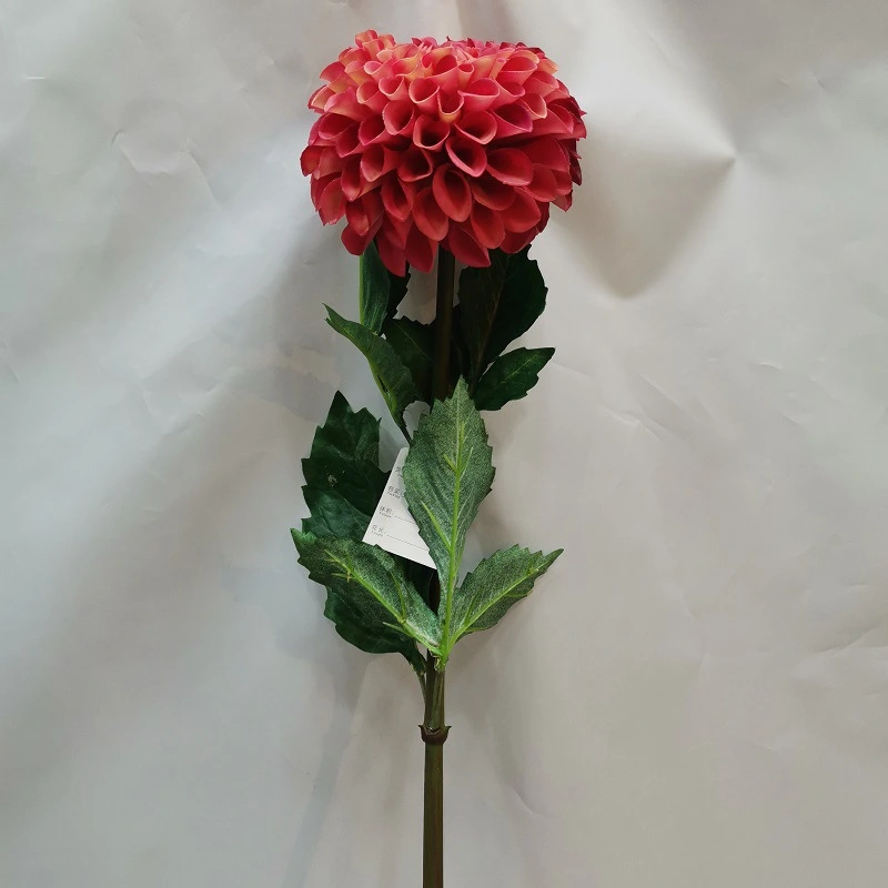 High quality moisturizing hand feel round head artificial dahlia flower for event party home wedding decoration