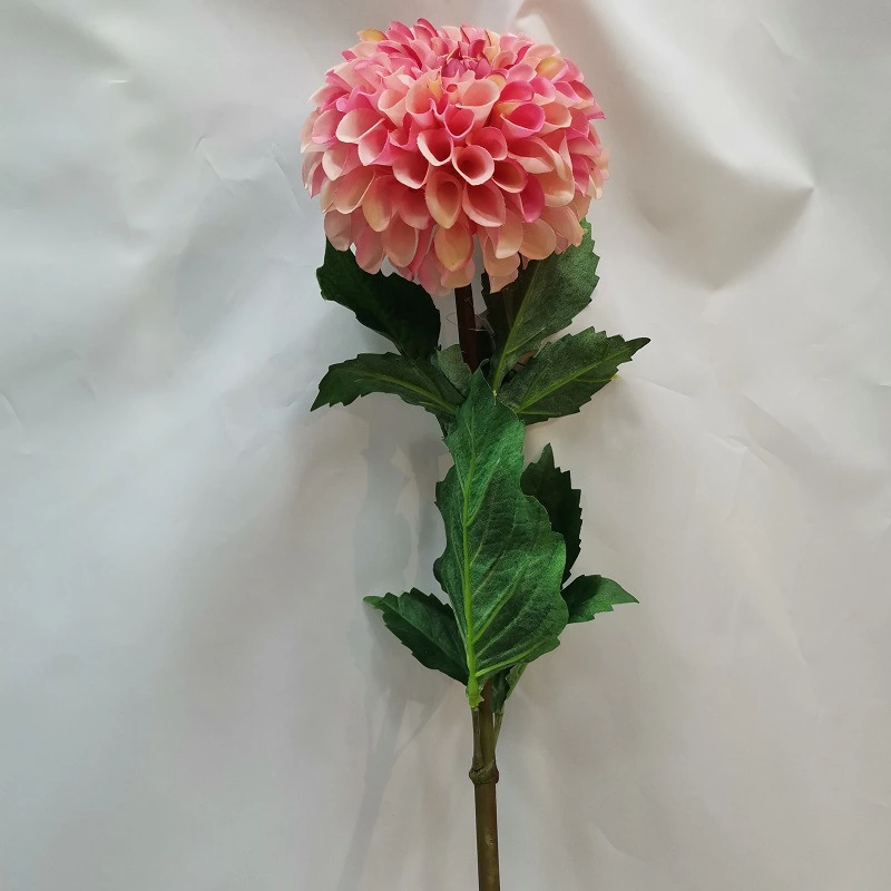 High quality moisturizing hand feel round head artificial dahlia flower for event party home wedding decoration