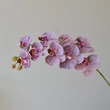 High quality 9heads butterfly orchid phalaenopsis latex artificial flowers dining table decoration wedding party home decor floral
