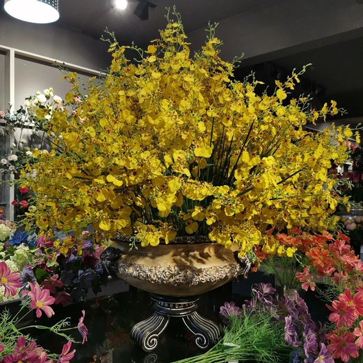 Highly realistic dancing orchid for home wedding party decoration CBTWL