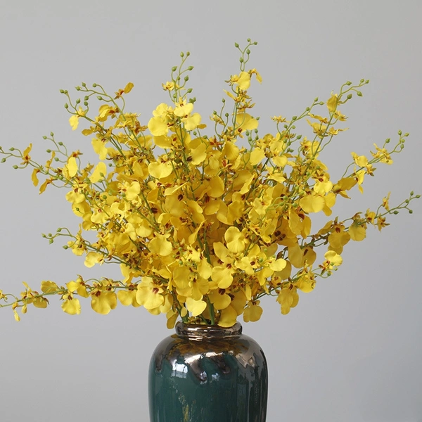 Highly realistic dancing orchid for home wedding party decoration