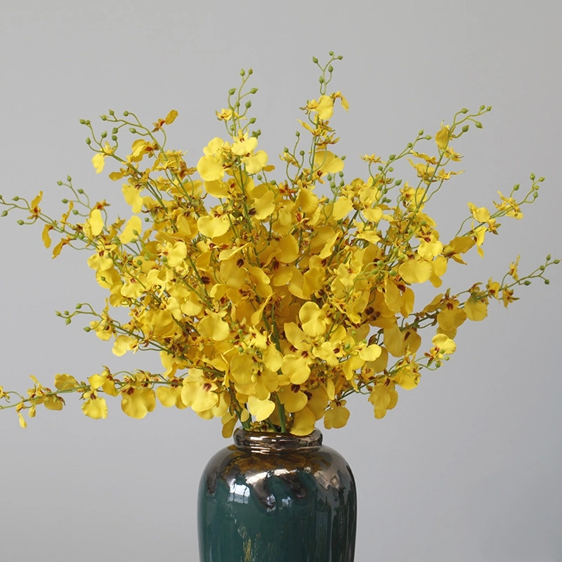 Highly realistic dancing orchid for home wedding party decoration