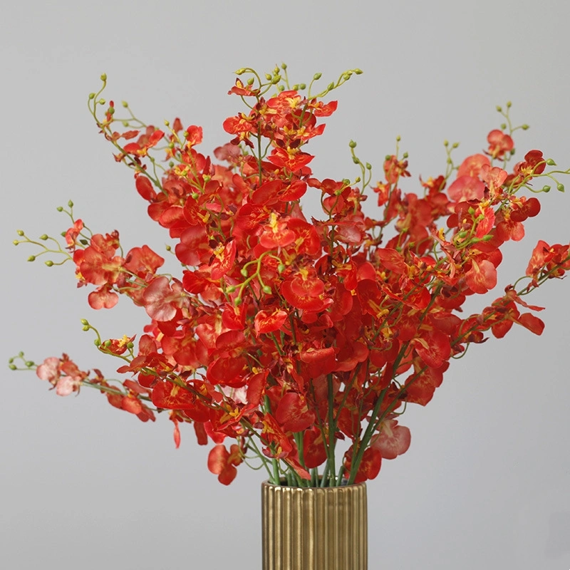 Highly realistic dancing orchid for home wedding party decoration