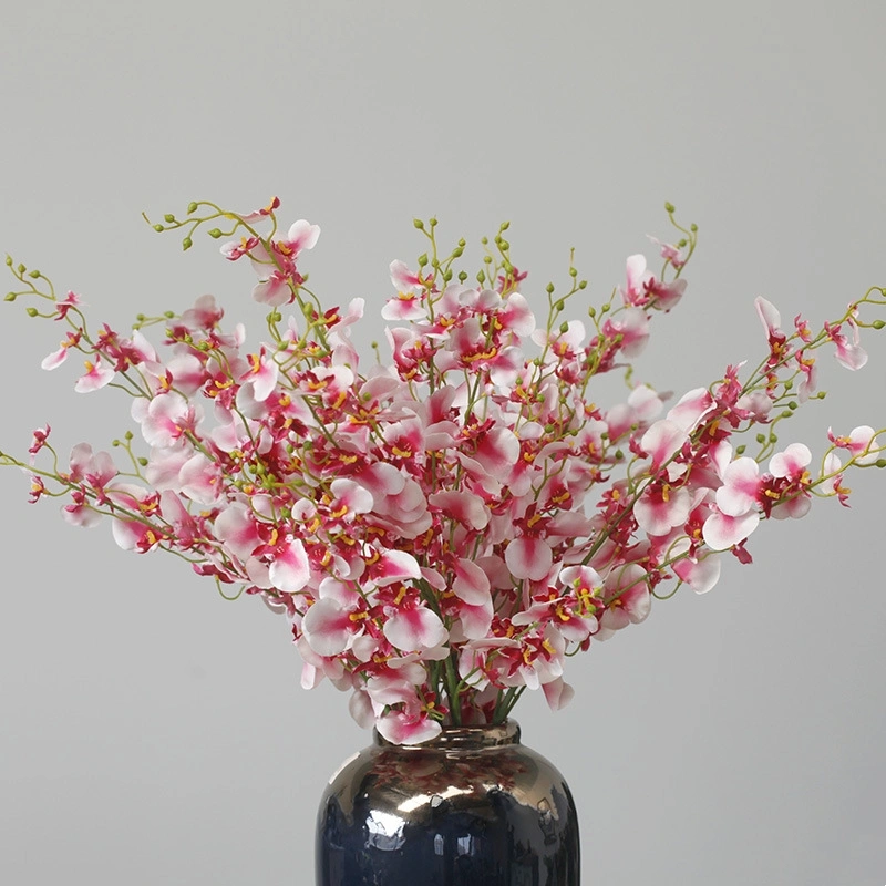Highly realistic dancing orchid for home wedding party decoration