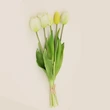 High quality soft PVC 5 heads artificial tulip flowers for home party decoration