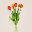 High quality soft PVC 5 heads artificial tulip flowers for home party decoration