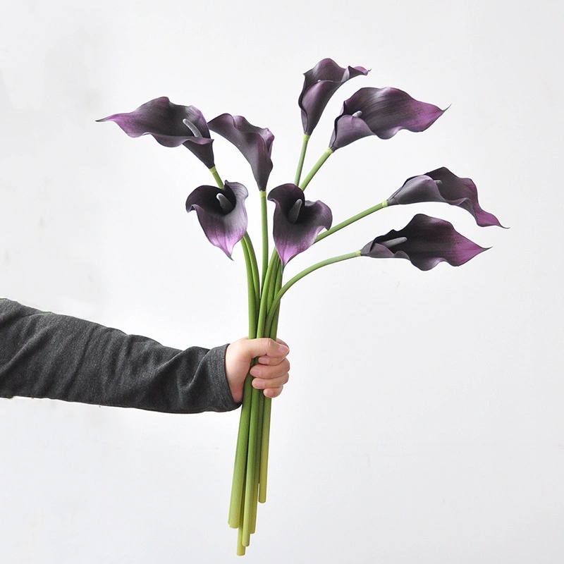 High simulated EVA callalily flower for decor
