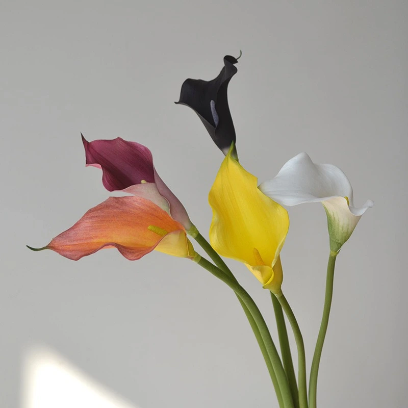 High simulated EVA callalily flower for decor