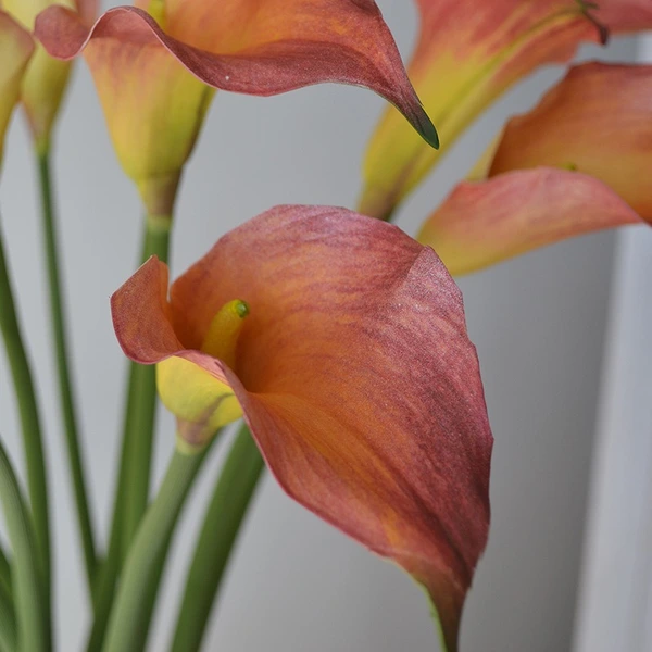 High simulated EVA callalily flower for decor