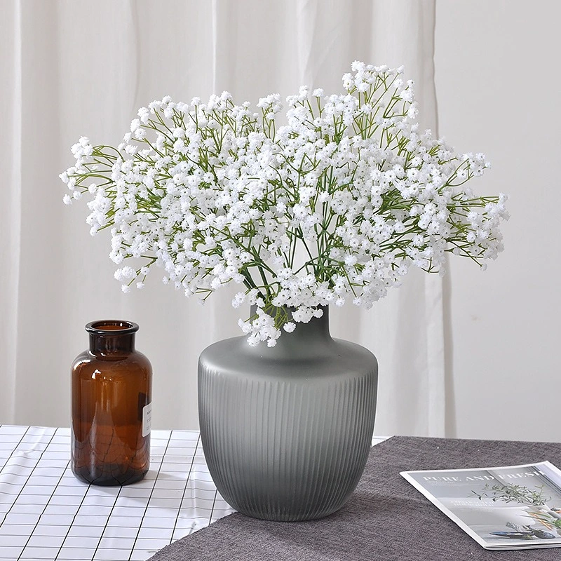 High quality big size hand feel artificial baby’breath for bridal bouquet home wedding decoration