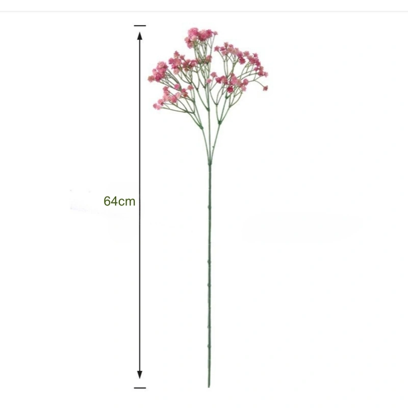 High quality big size hand feel artificial baby’breath for bridal bouquet home wedding decoration