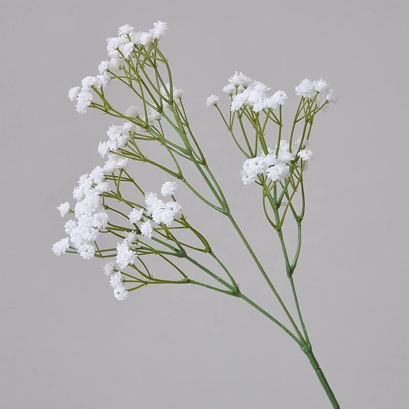 High quality big size hand feel artificial baby’breath for bridal bouquet home wedding decoration