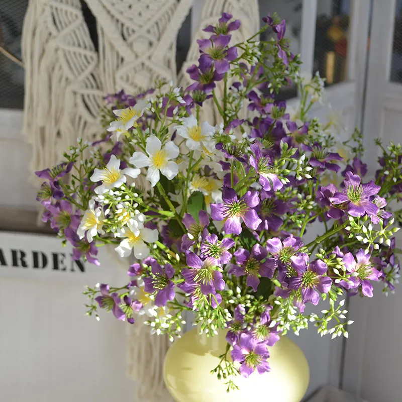 High quality artificial pastoral flowers for home garden decor