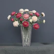 New design artificial peony flower arrangement sing pink peony for wedding decoration