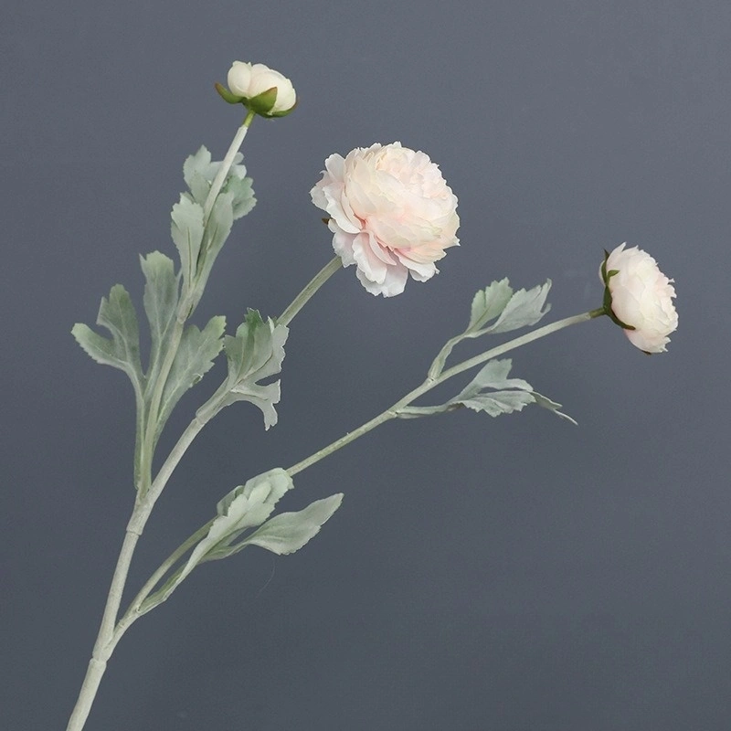 New design artificial peony flower arrangement sing pink peony for wedding decoration